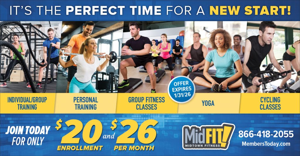 new year fitness promotion