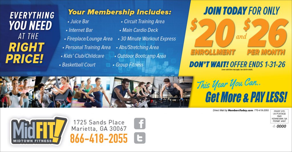 new year fitness promotion