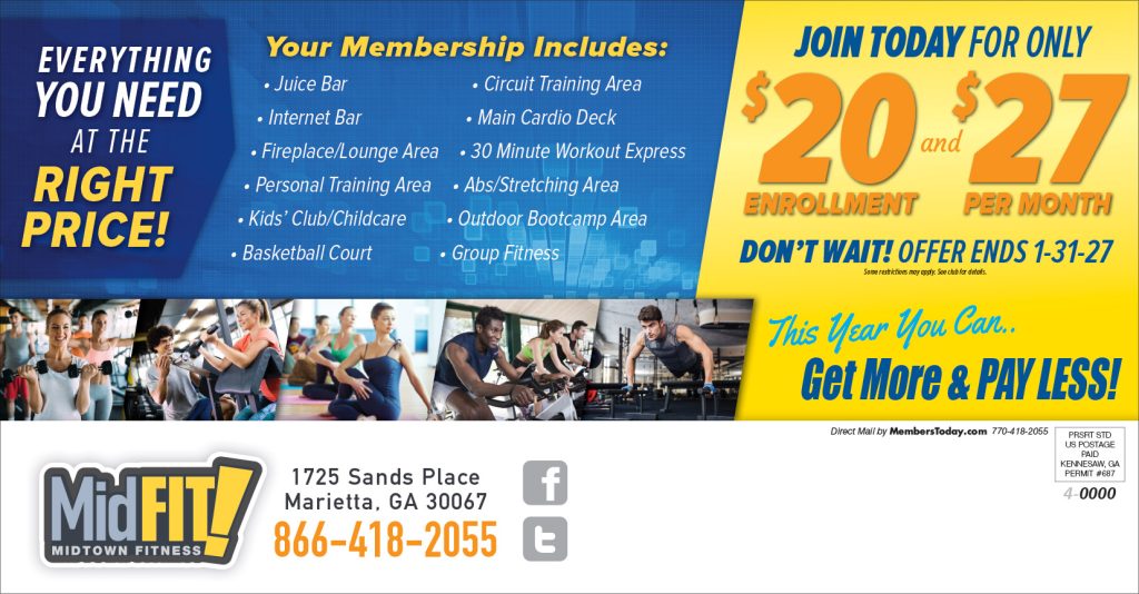 New Year 2027 Direct mail promo