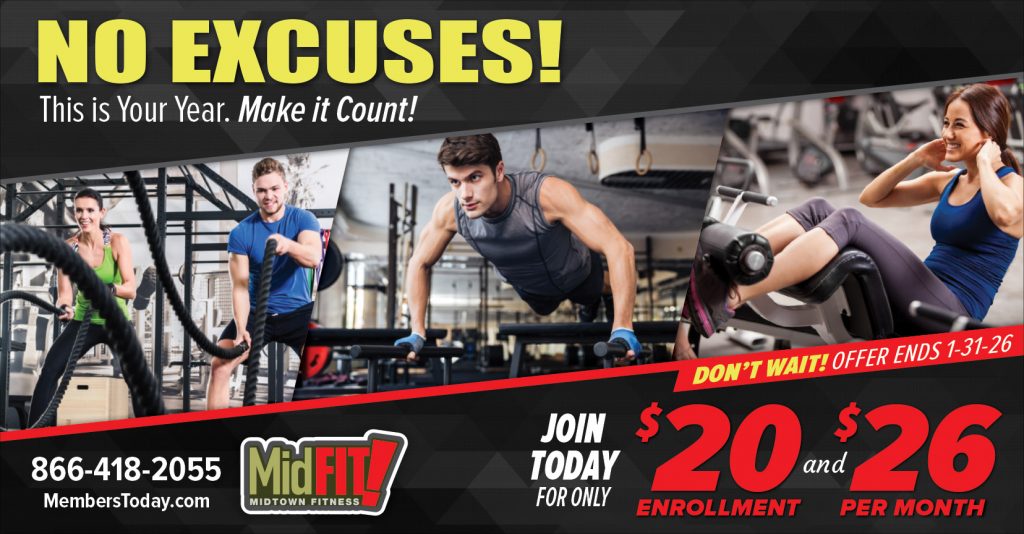new year fitness promotion