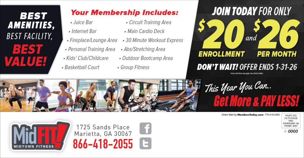 new year fitness promotion