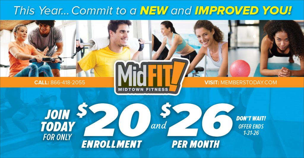 new year fitness promotion