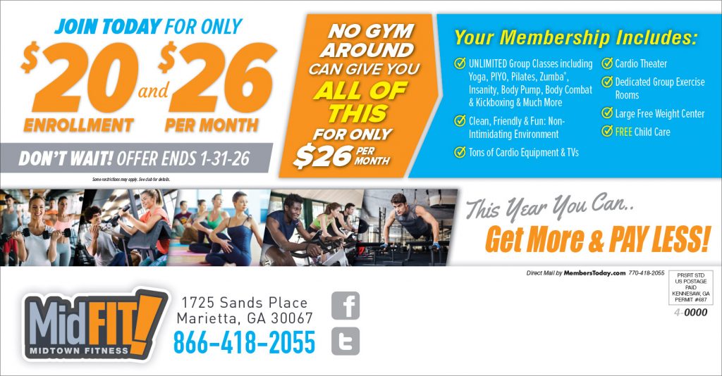 new year fitness promotion