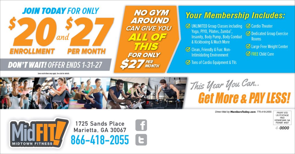 New Year 2027 Direct mail promo