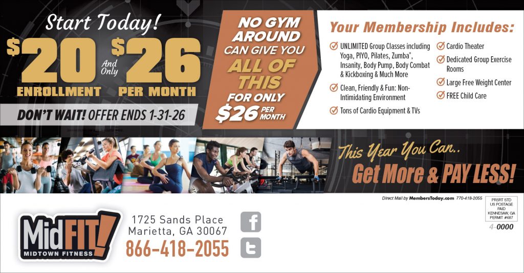 new year fitness promotion