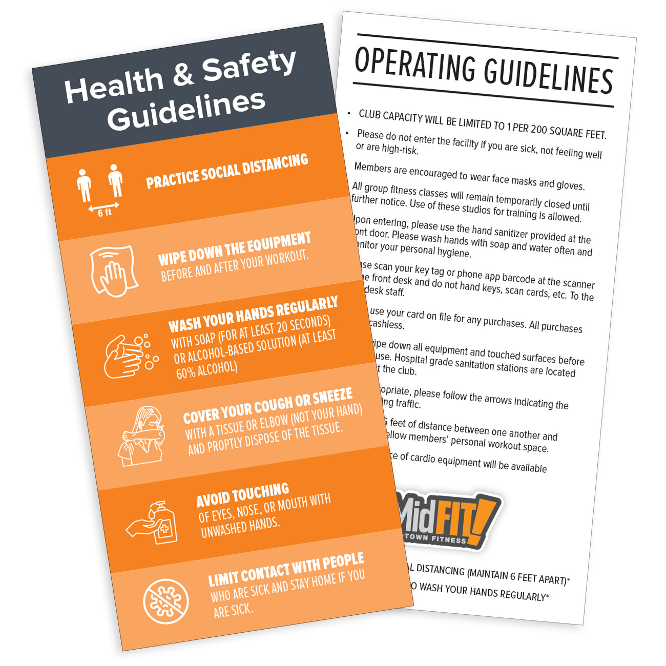 health club covid marketing