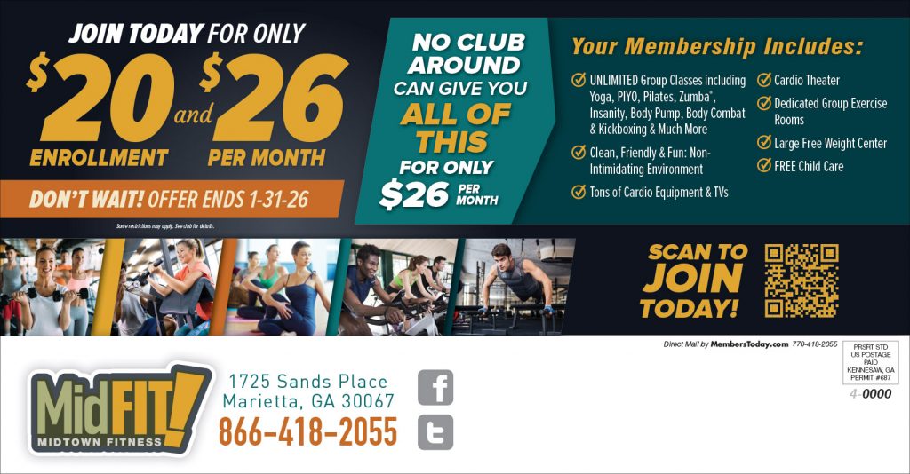 new year fitness promotion