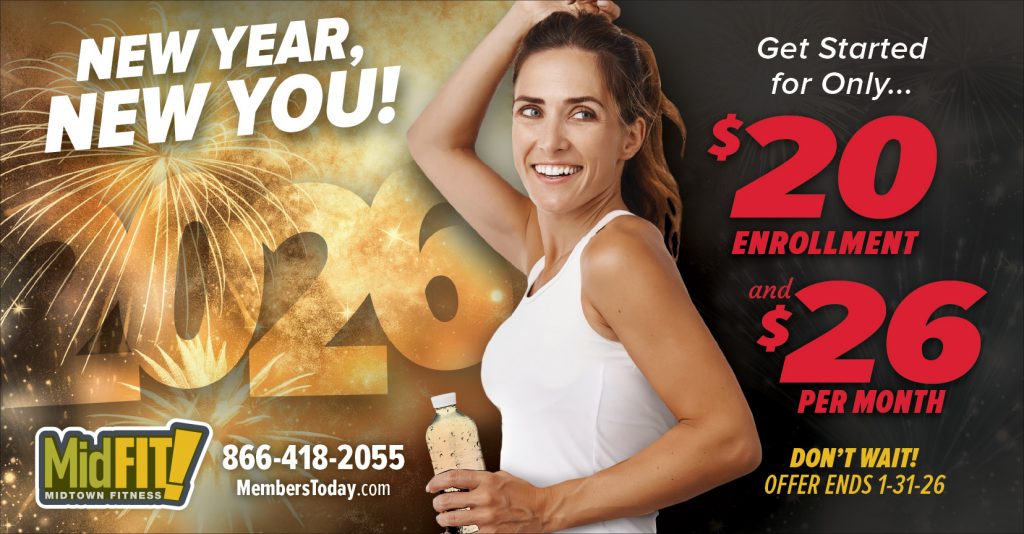new year fitness promotion