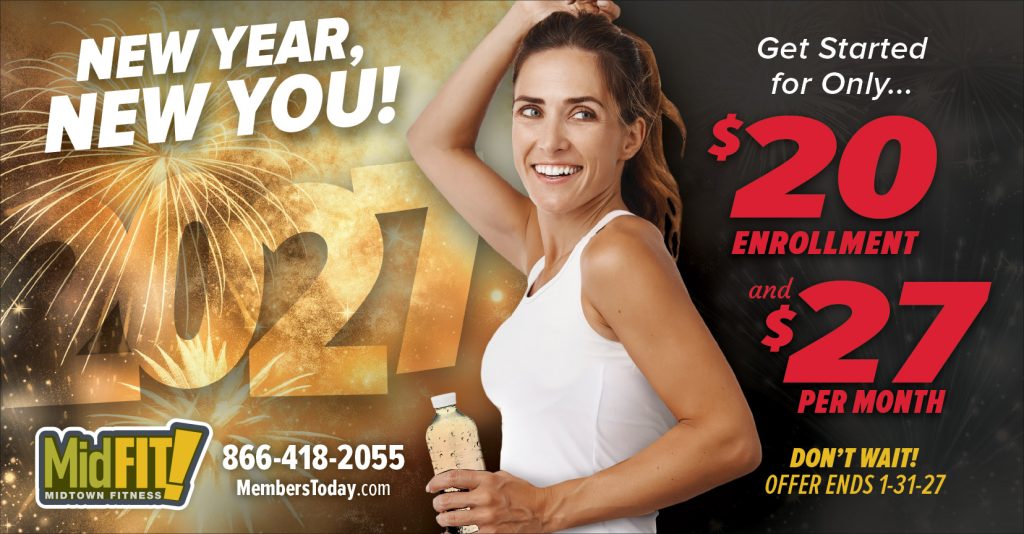 New Year 2027 Direct mail promo