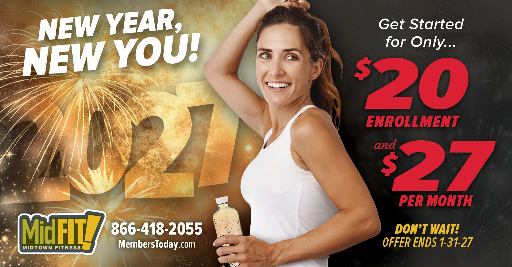 New Year 2027 Direct mail promo
