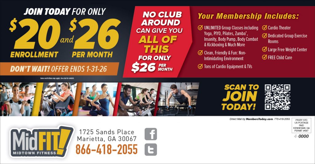 new year fitness promotion