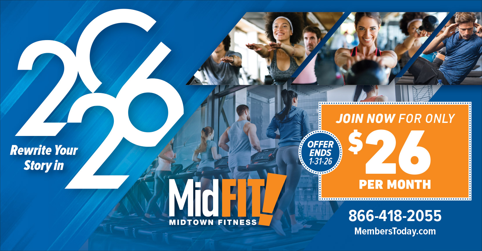 new year fitness promotion