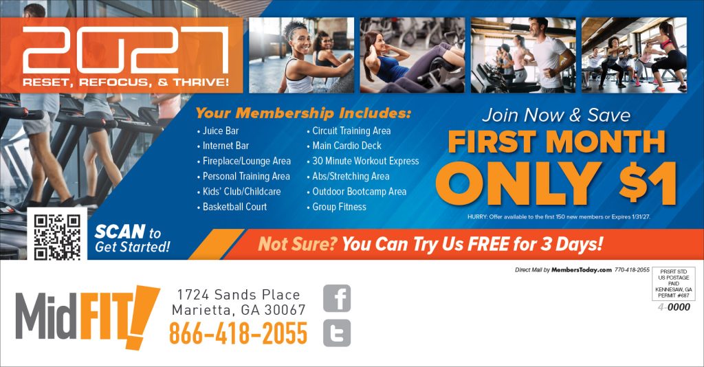 New Year 2027 Direct mail promo