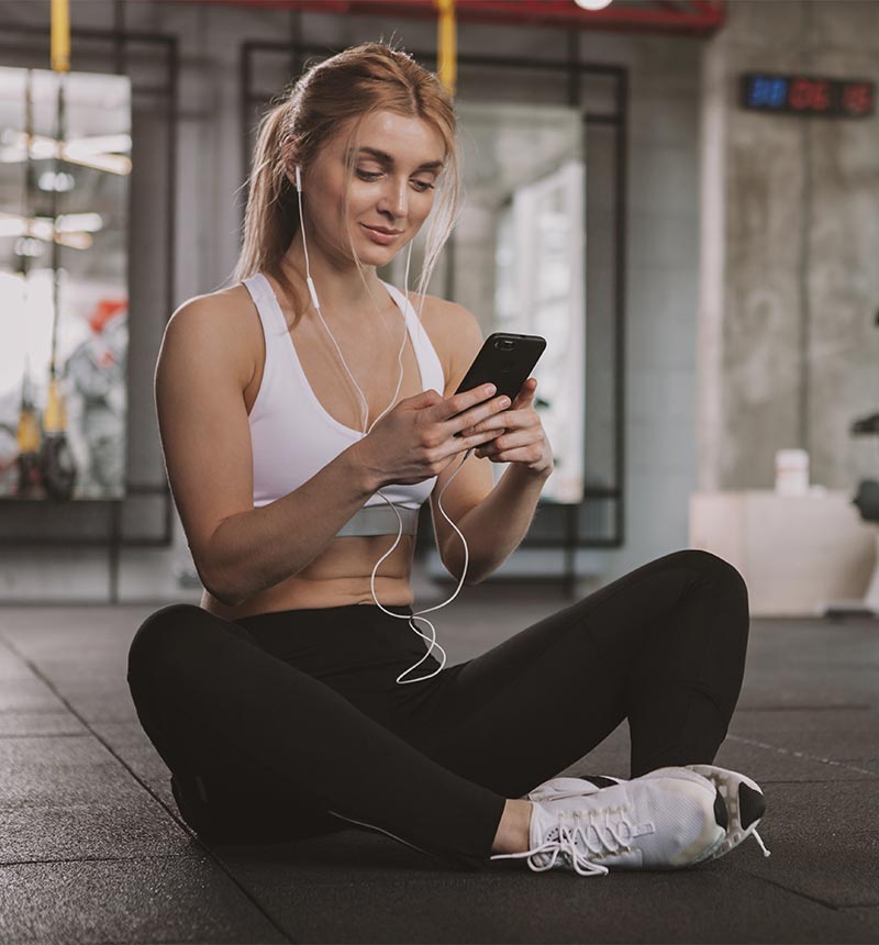 fitness mobile website
